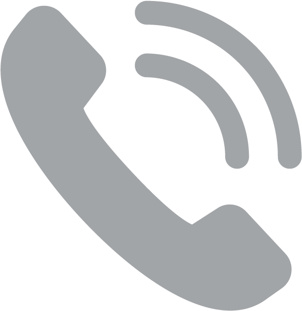 Phone Call Icon Blue Background