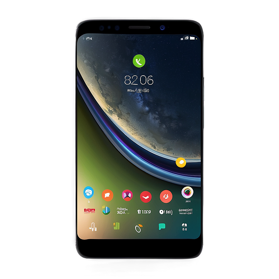 Phone With Notch Display Png Gll31