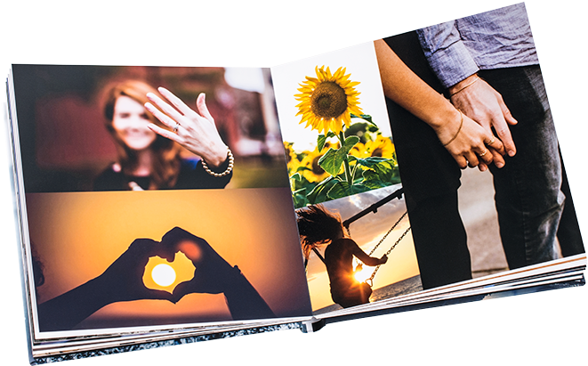 Photo Album Memories PNG with transparent background