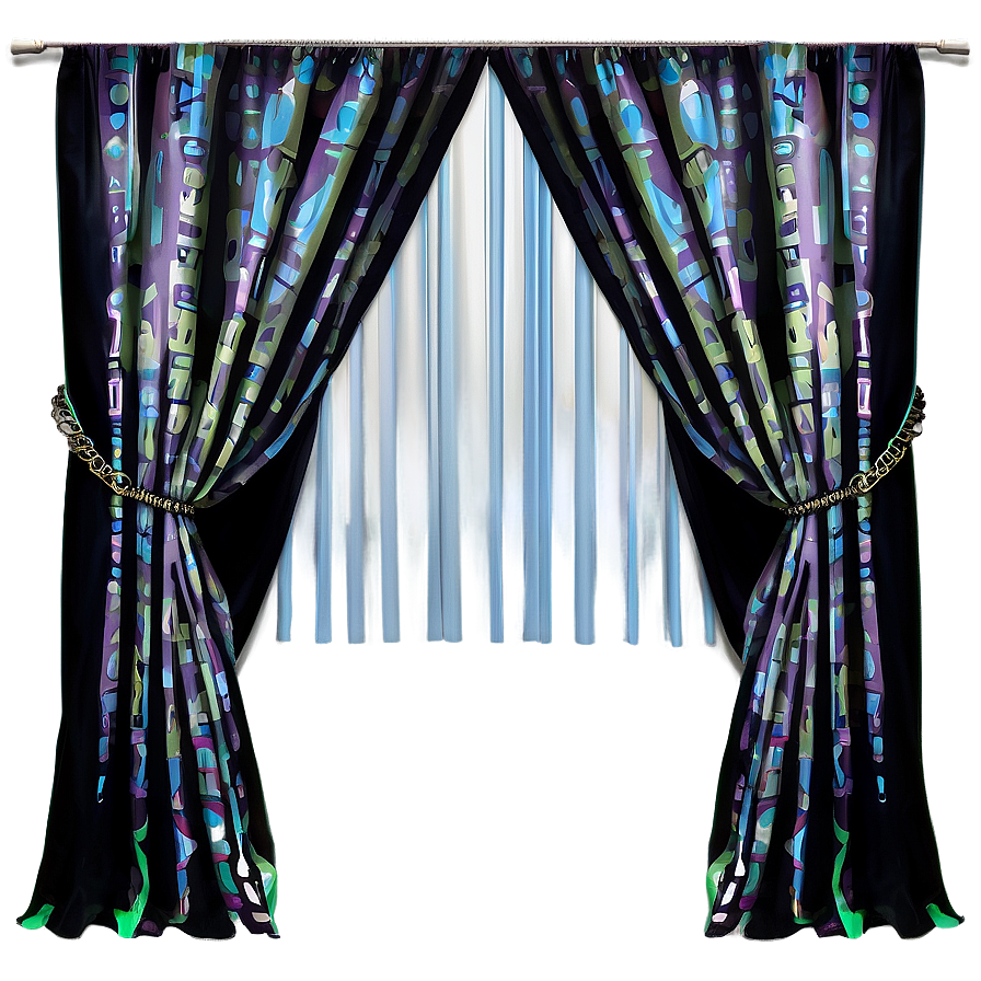 Photo Booth Curtain Styles PNG glf18 PNG with transparent background