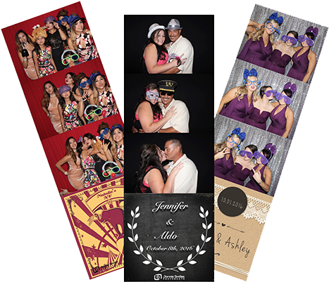 Photobooth Collage Wedding Fun PNG with transparent background