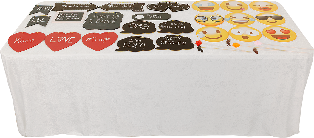 Photobooth Props Collection PNG with transparent background