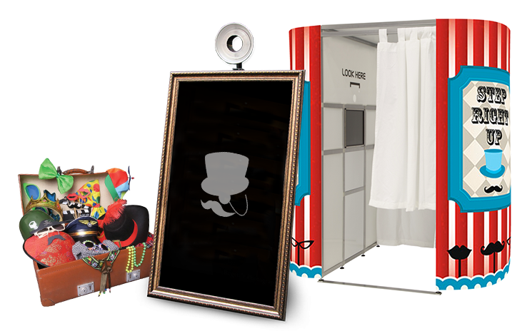 Photobooth Setupand Props PNG with transparent background