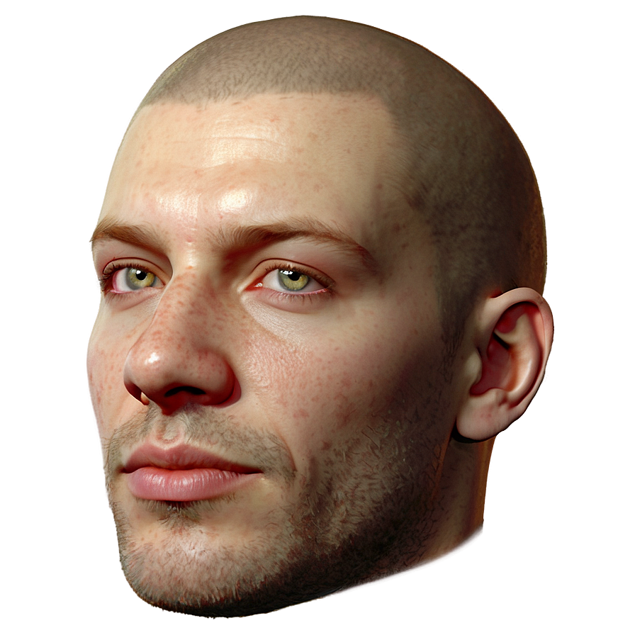 Photorealistic Human Head Png 06262024