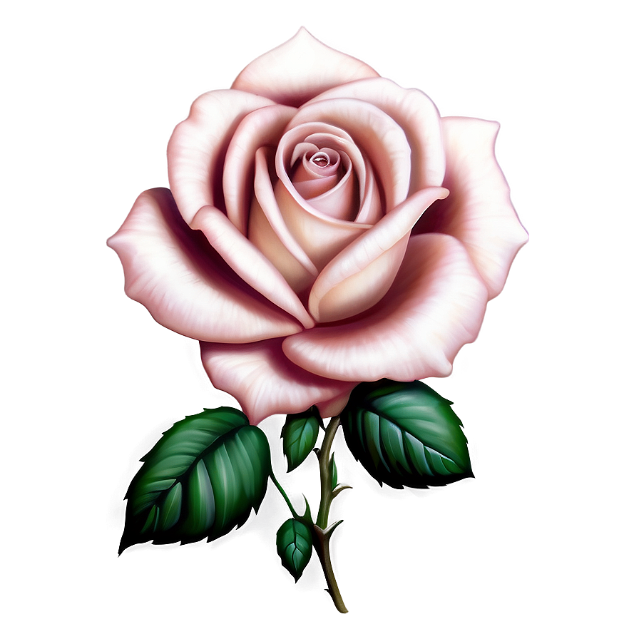 Photorealistic Rose Tattoo Concept Png Kgs