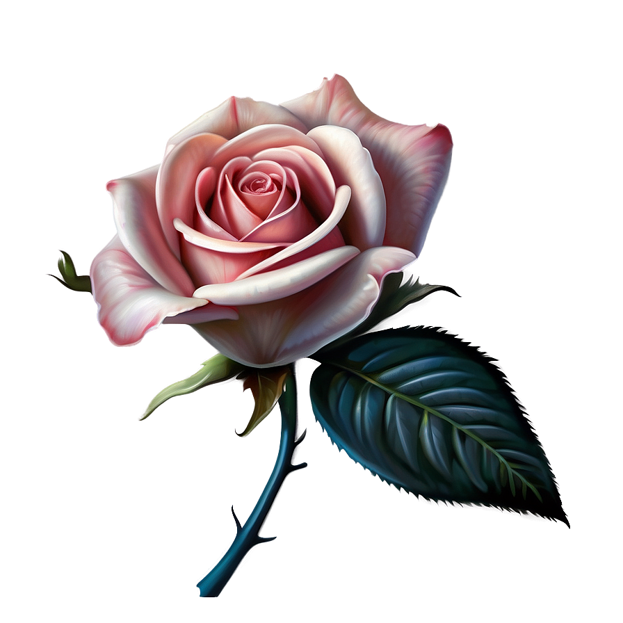 Photorealistic Rose Tattoo Concept Png Rmo