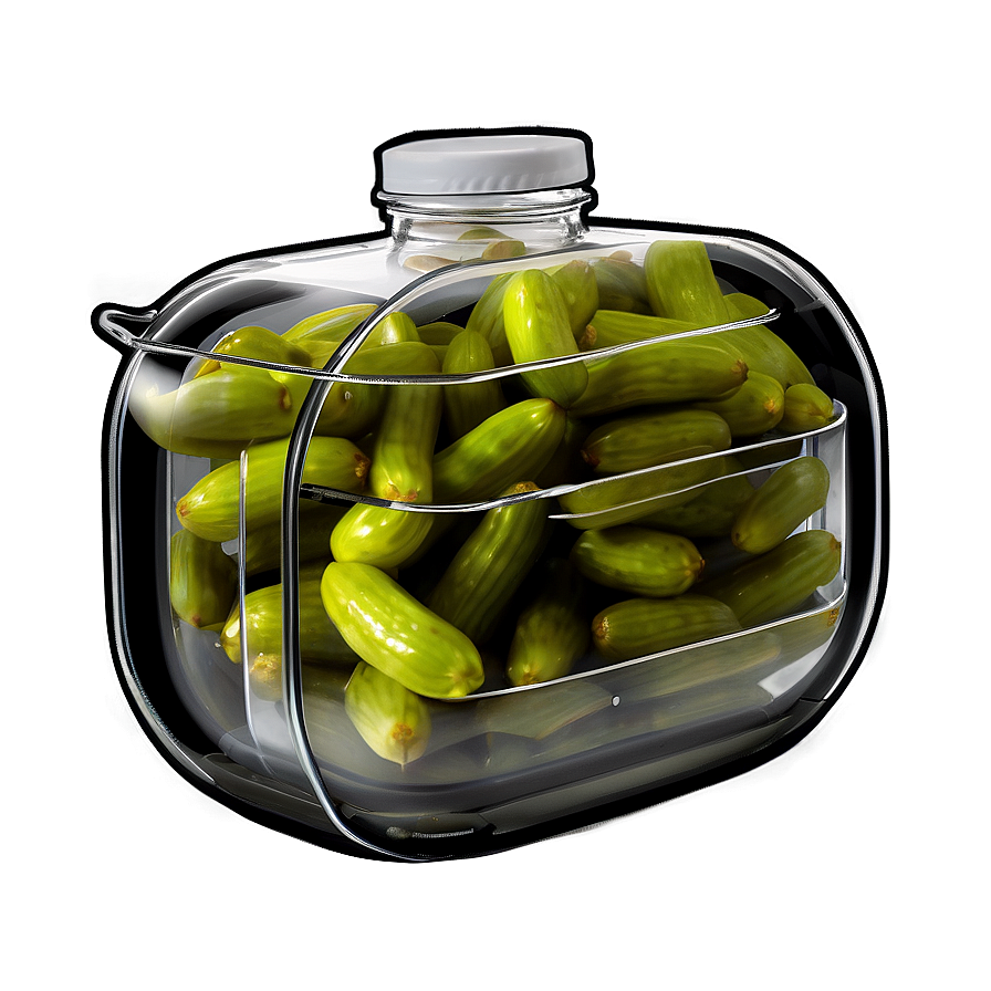 Pickle Jar With Clamp Lid Png 63