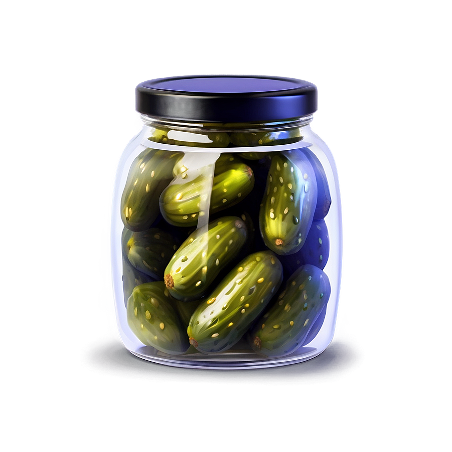 Pickle Jar With Label Png 06212024