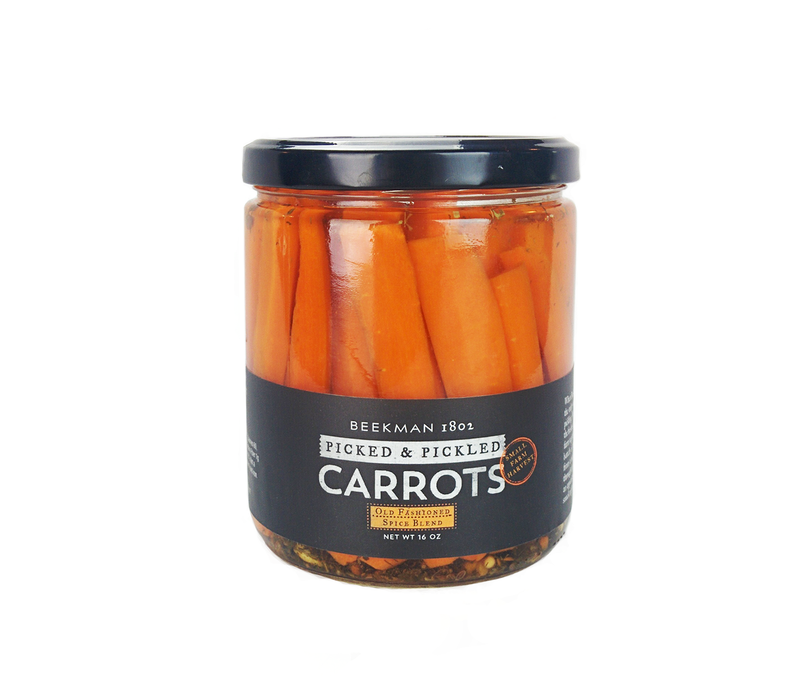 Pickled Carrots Jar Product Image PNG with transparent background