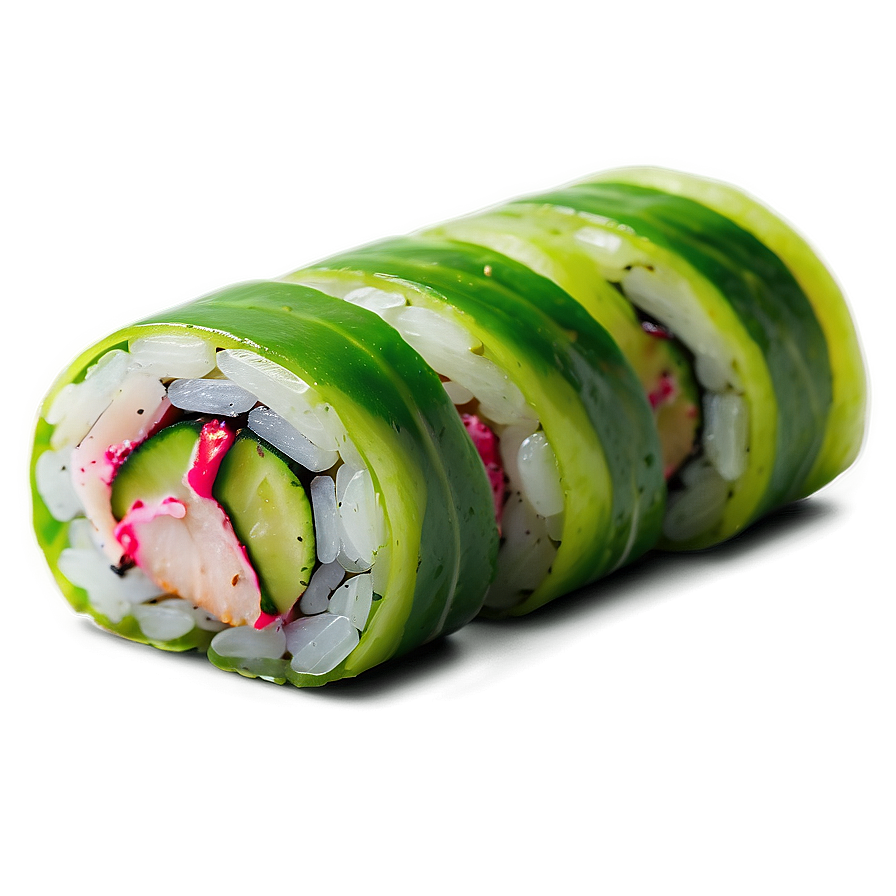 Pickled Radish Sushi Roll Png Paj