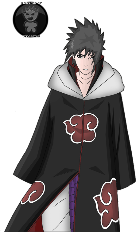 Picture - Gambar Sasuke Uciha Akatsuki PNG with transparent background