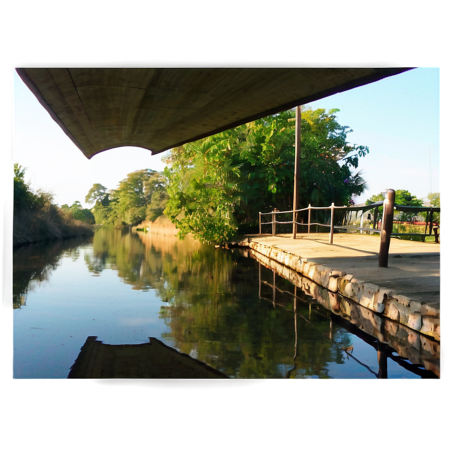 Picturesque Canal Bridge Png Fll