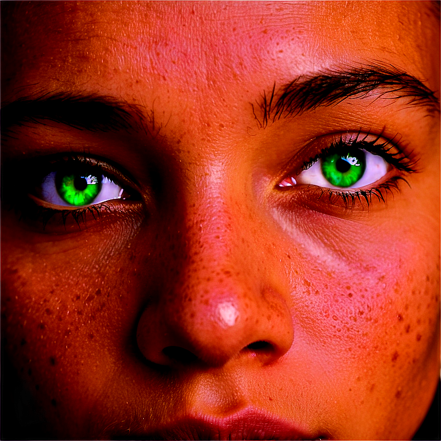 Piercing Green Eye Stare Png 06262024