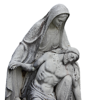 Pieta Statue Depiction