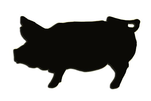 Pig Silhouette Outline