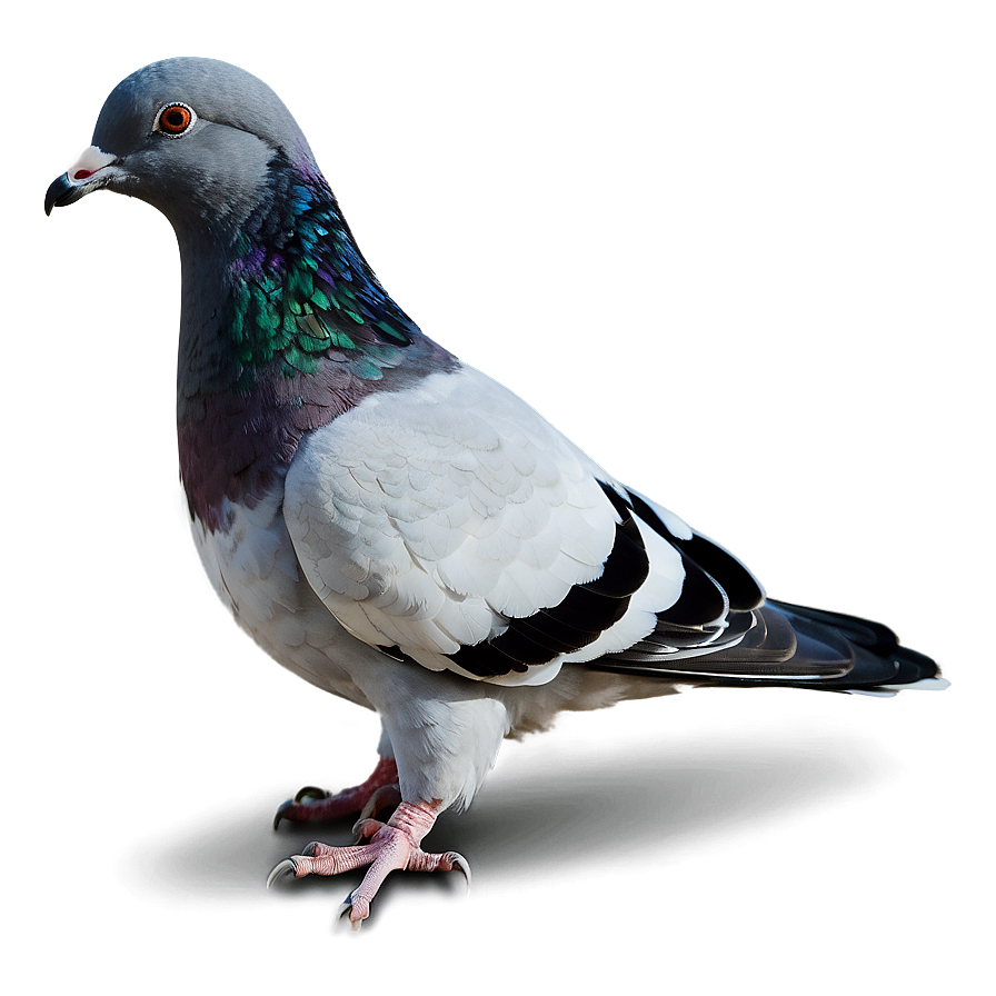 Pigeon Silhouette PNG 05242024 PNG with transparent background