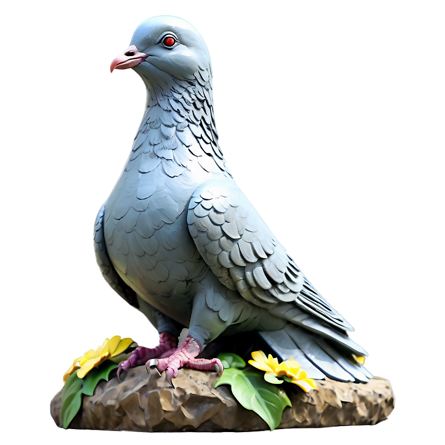 Pigeon Statue Png Otj