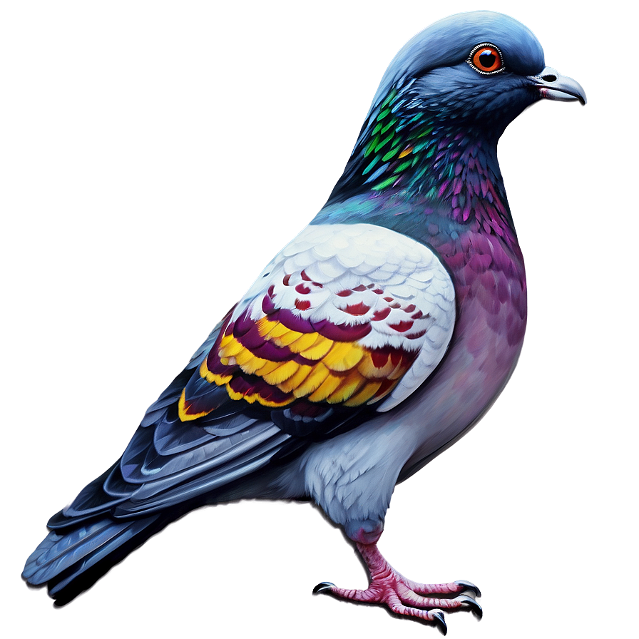 Pigeon Street Art Png 05242024