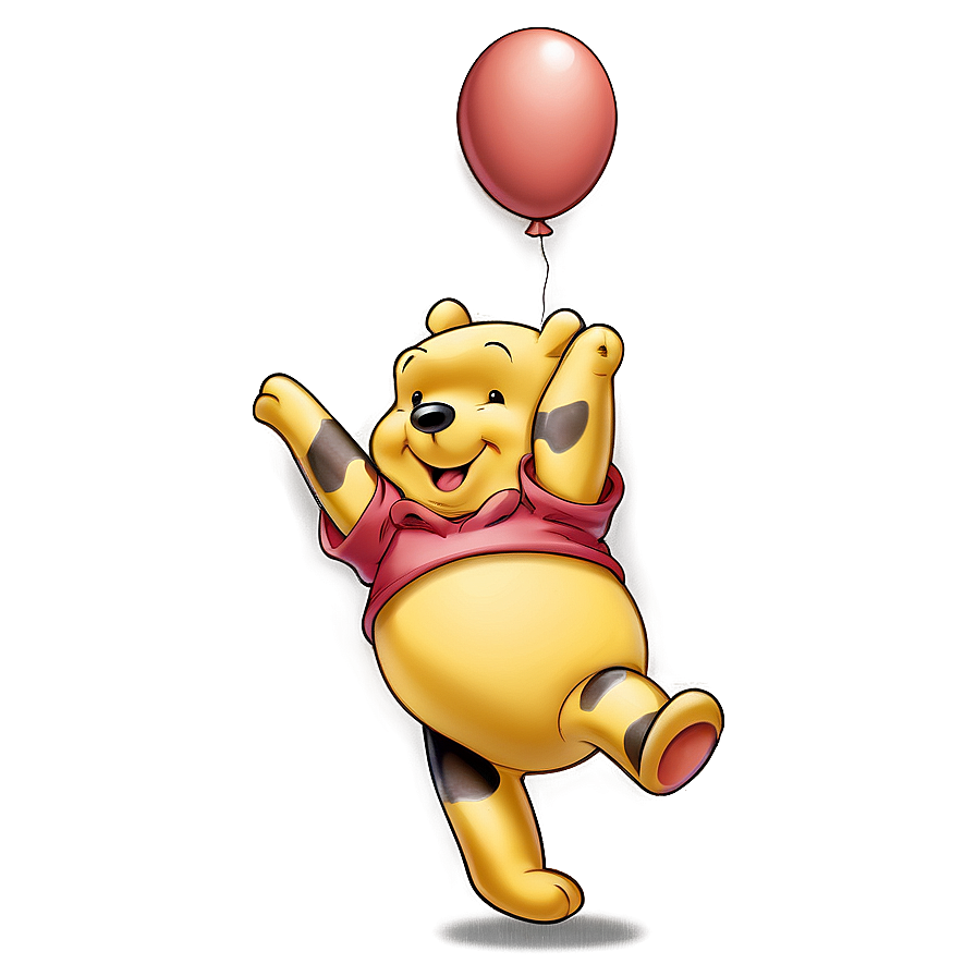 Piglet Holding Balloon Winnie The Pooh Png 24