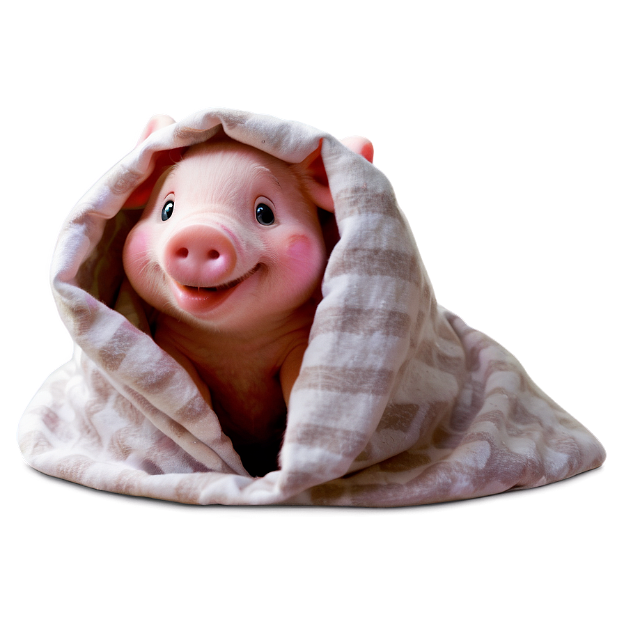 Piglet In Blanket Png 19