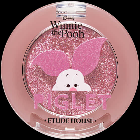 Piglet Themed Cosmetic Compact PNG with transparent background