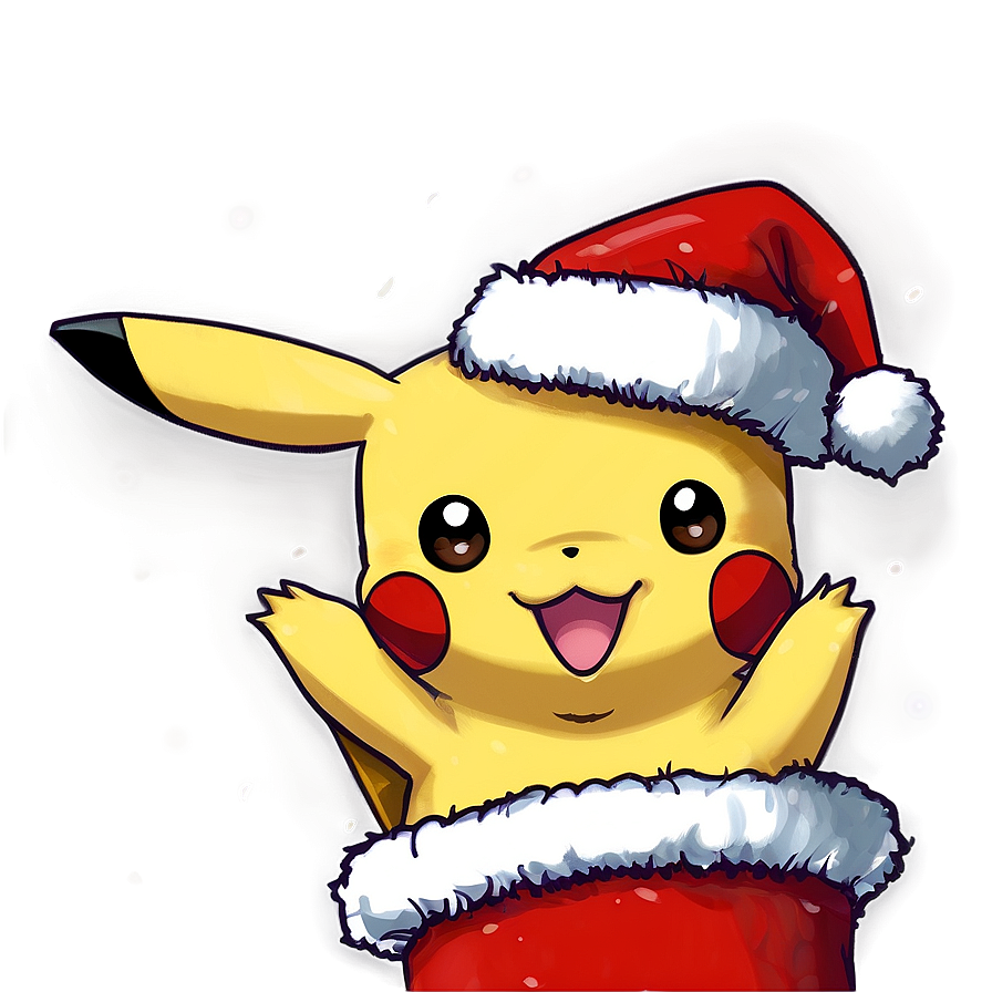 Pikachu Christmas PNG 44 PNG with transparent background