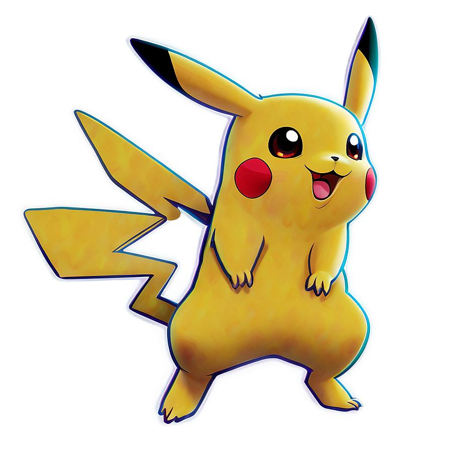 Pikachu Outline PNG 05032024 PNG with transparent background