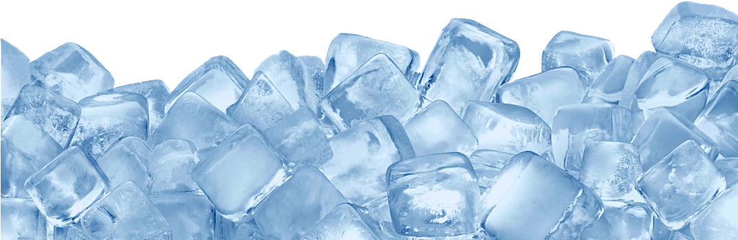 Pileof Ice Cubes Background PNG with transparent background