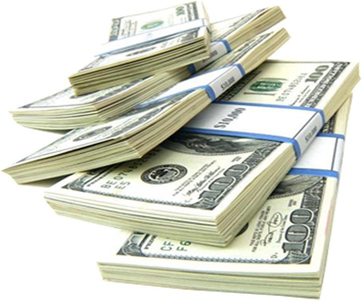 Money Investment Finance Funding Payment - 100 Dollar Bill Stack Transparent, HD Png Download PNG image with a transparent background, free high-resolution download