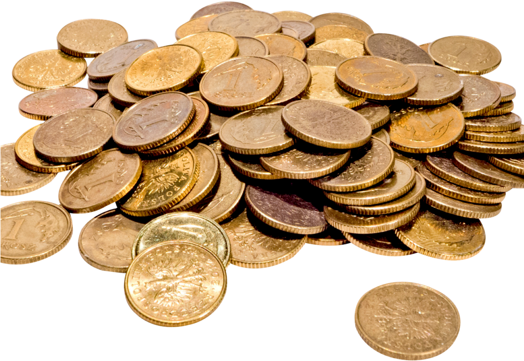 Pileof Various Gold Coins