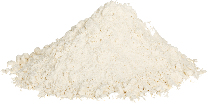 Pileof White Flour Isolated