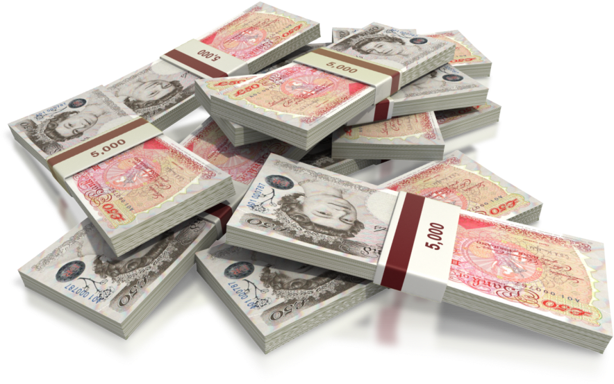 Gb Money - Money Stack Pounds Png, Transparent Png PNG image with a transparent background, free high-resolution download