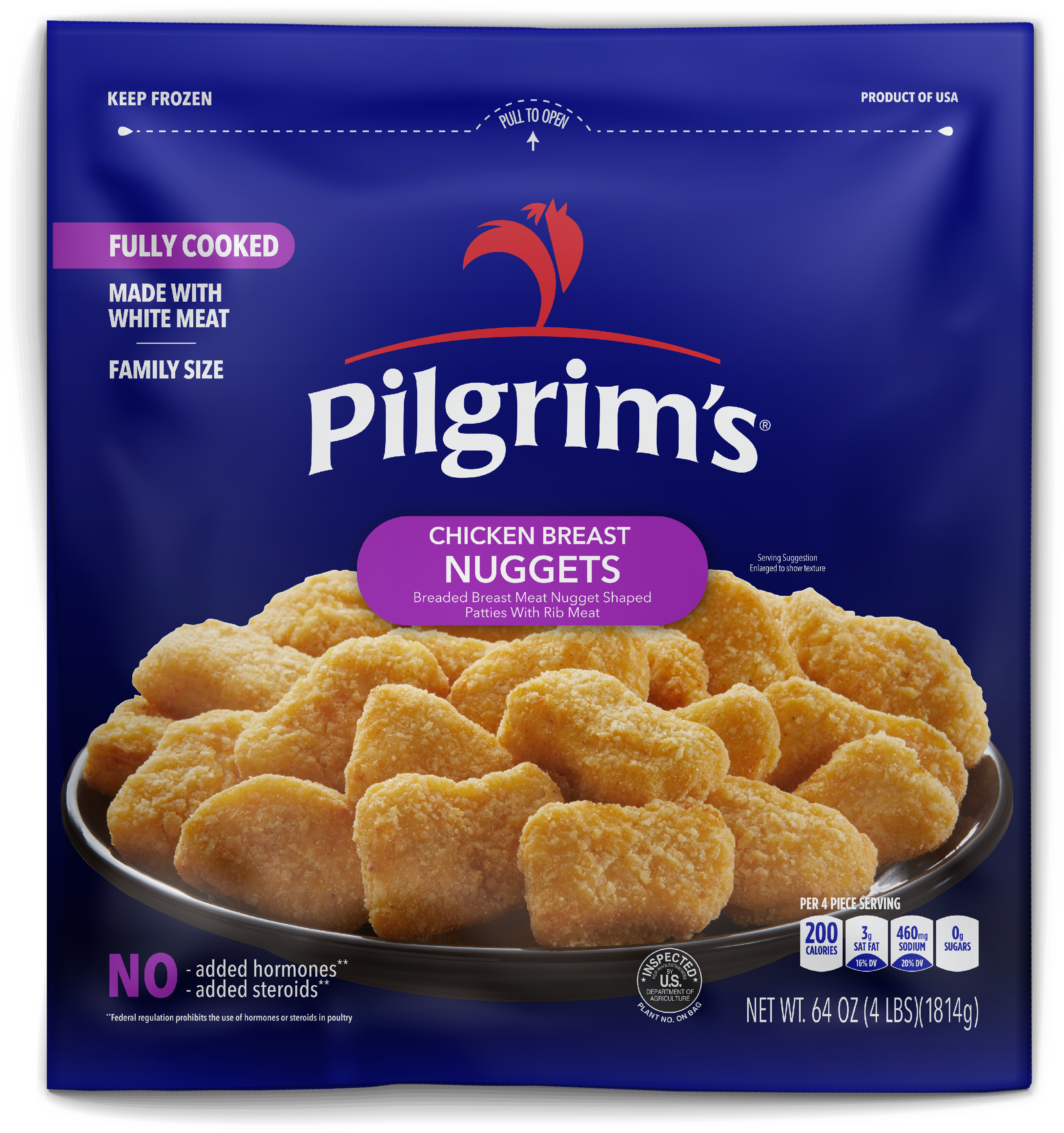 Pilgrims Chicken Nuggets Frozen Packaging