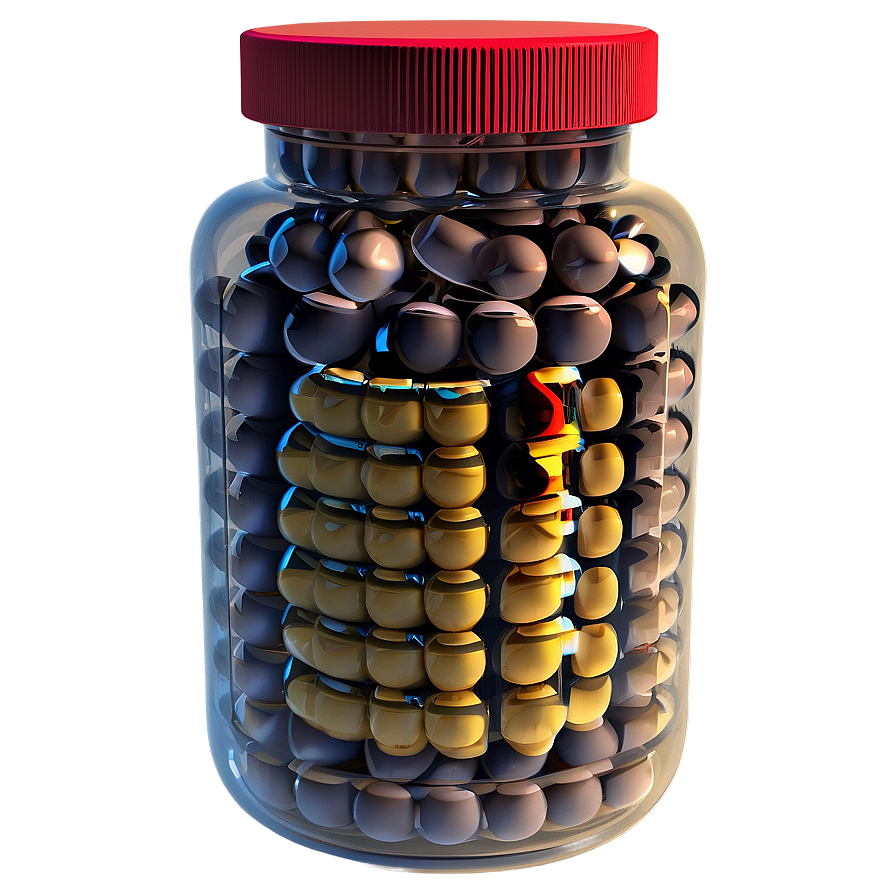 Pill Bottle Open Cap Png 99