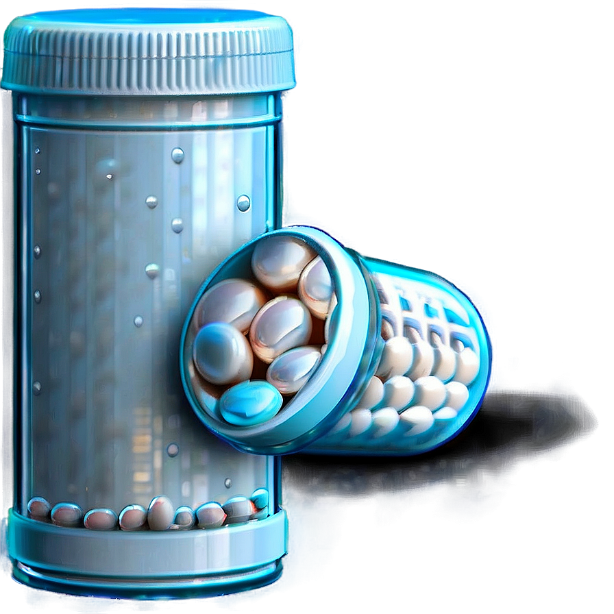 Pill Bottle Side View Png 05252024