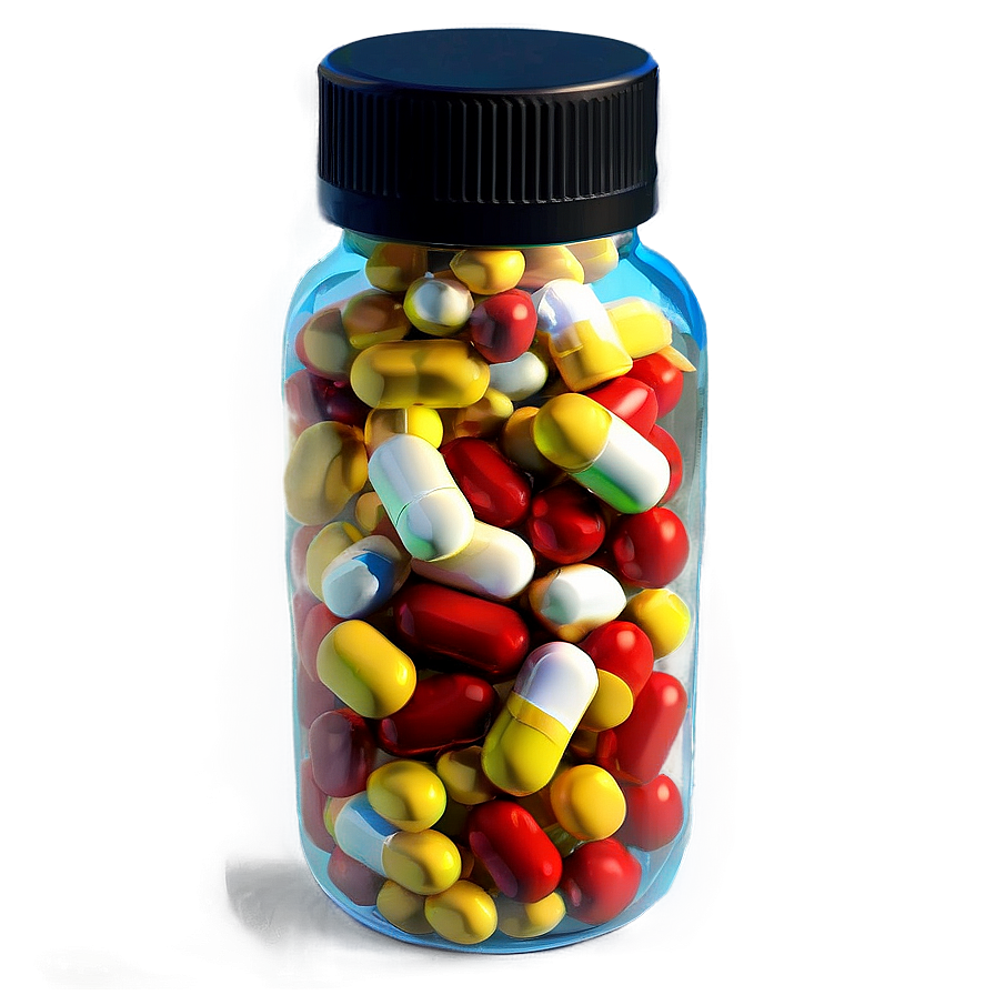 Pill Bottle Side View Png Ywx