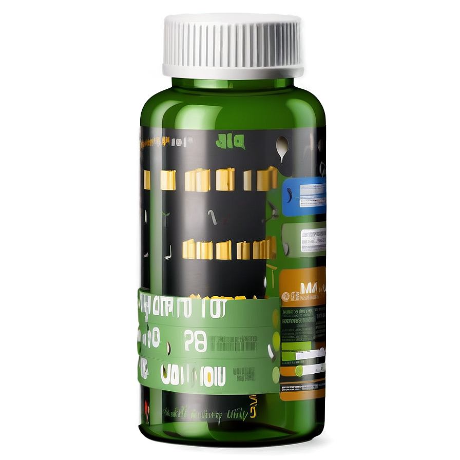 Pill Bottle With Childproof Cap Png Hxr