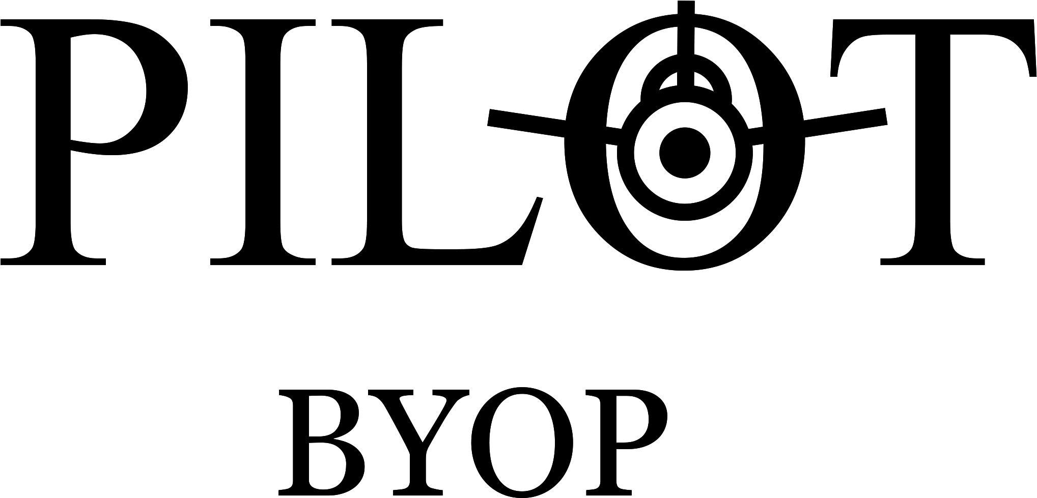 Pilot B Y O P Logo PNG with transparent background
