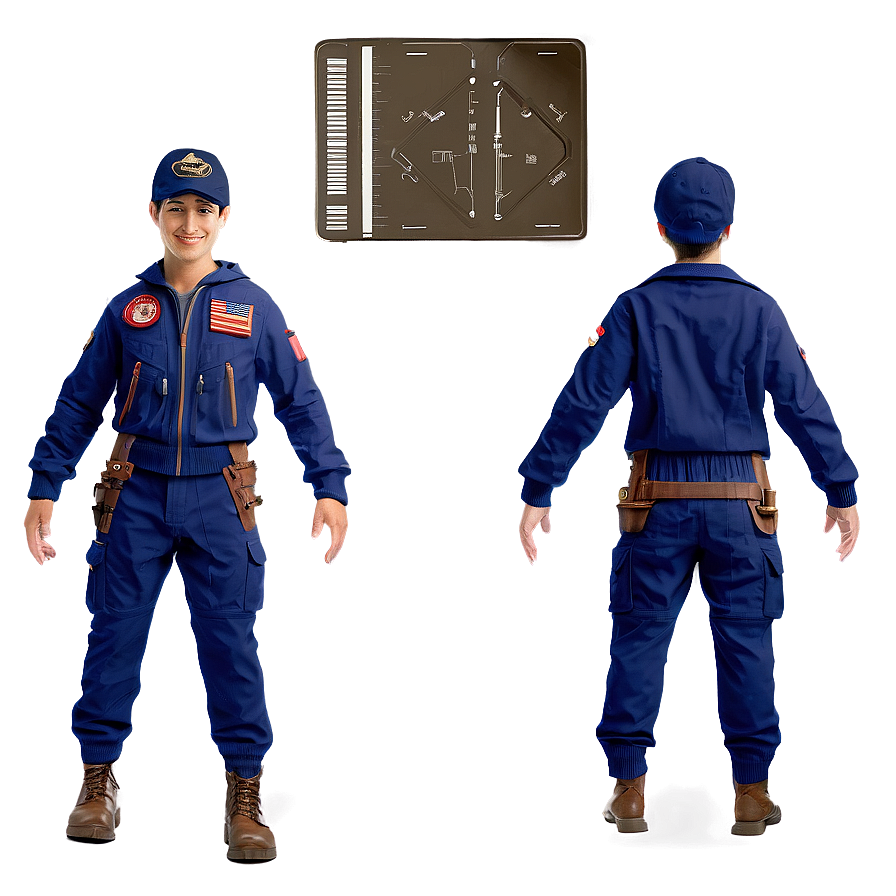 Pilot Costume Png 06242024