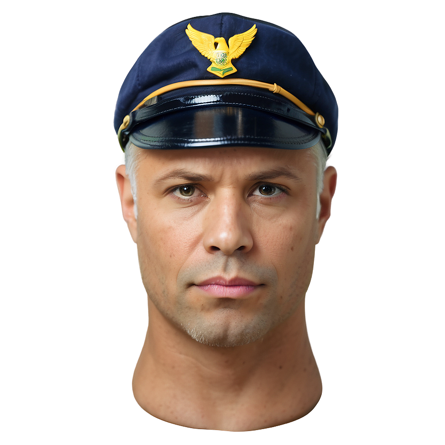 Pilot Hat With Badge Png Hoo17