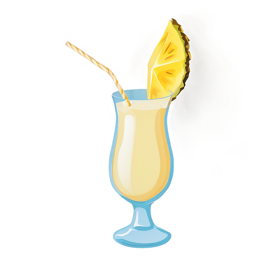 Pina Colada Cocktail Art Png 88