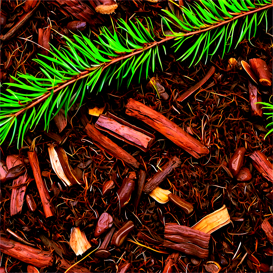 Pine Bark Mulch Texture Png Qjt86