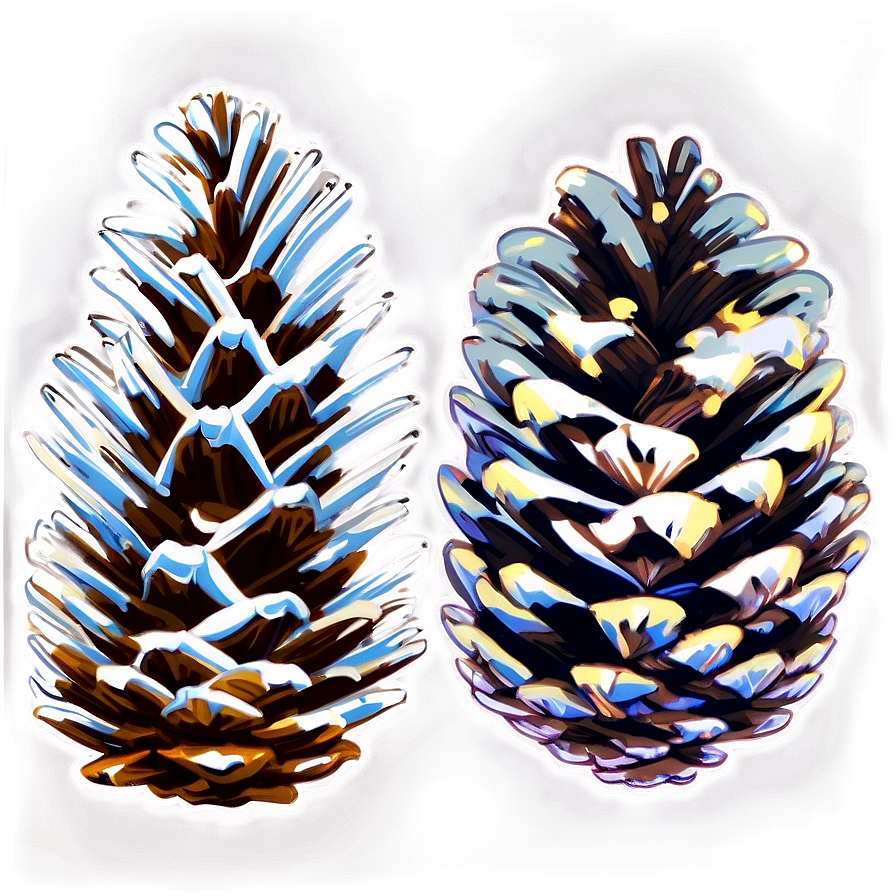 Pine Cone Illustration Png 20