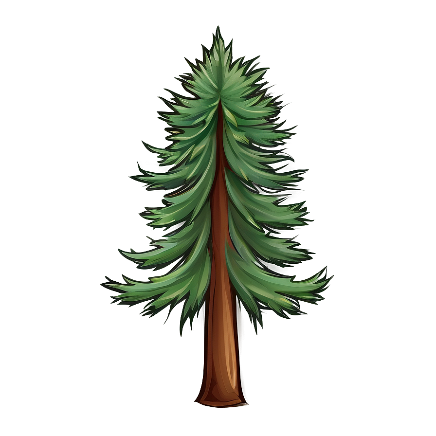 Pine Tree Vector Icon PNG uax PNG with transparent background