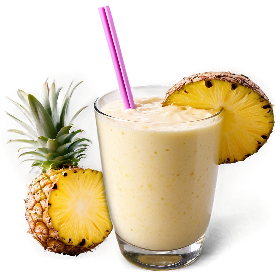 Pineapple Coconut Smoothie Png 25