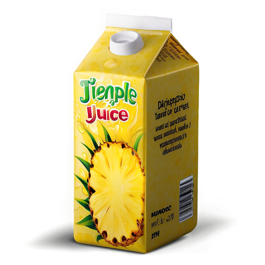 Pineapple Juice Box Png Uky