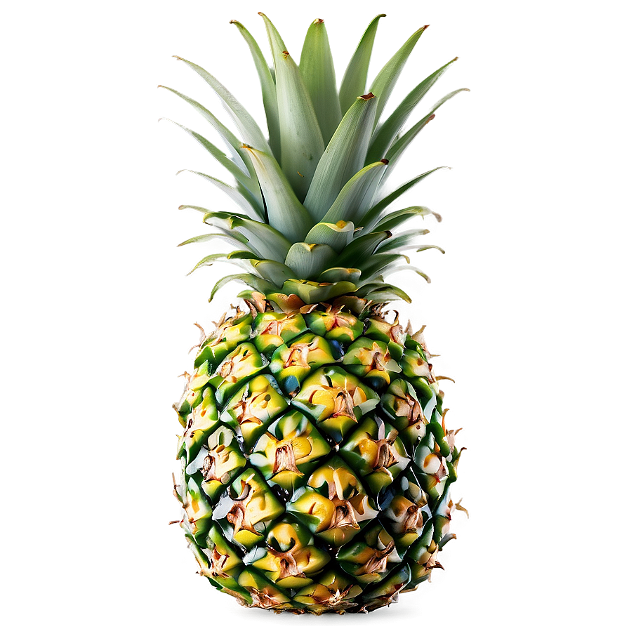 Pineapple Top View Png Njb96