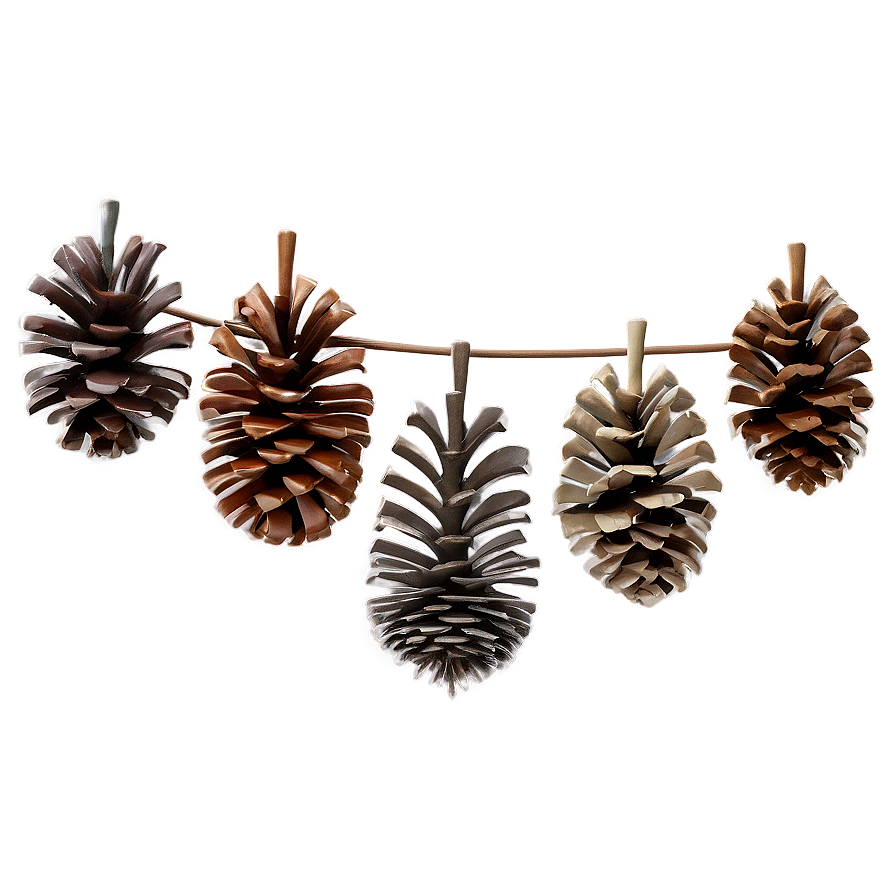 Pinecone Collection Set Png 06132024