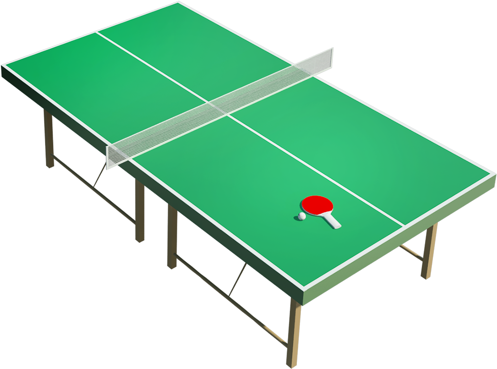 Ping Pong Tableand Equipment