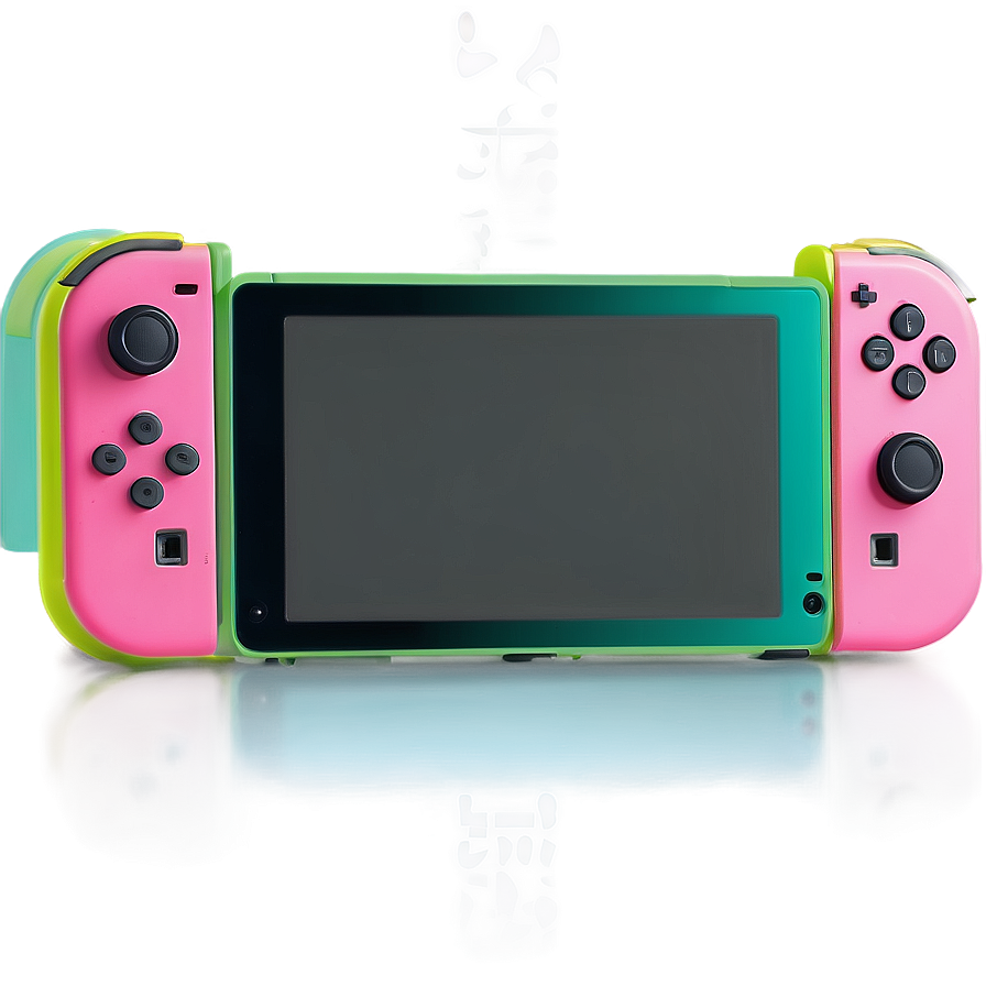 Pink And Green Joy-con Switch Png 05242024